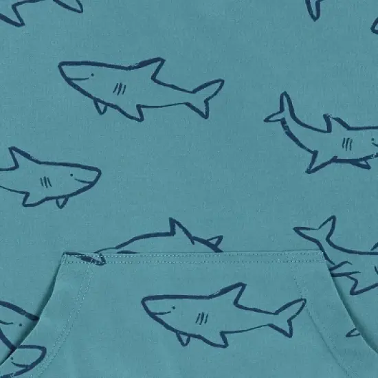 Carter's Just One You&reg; Toddler Boys' Shark Top & Bottom Set - Blue image {1}