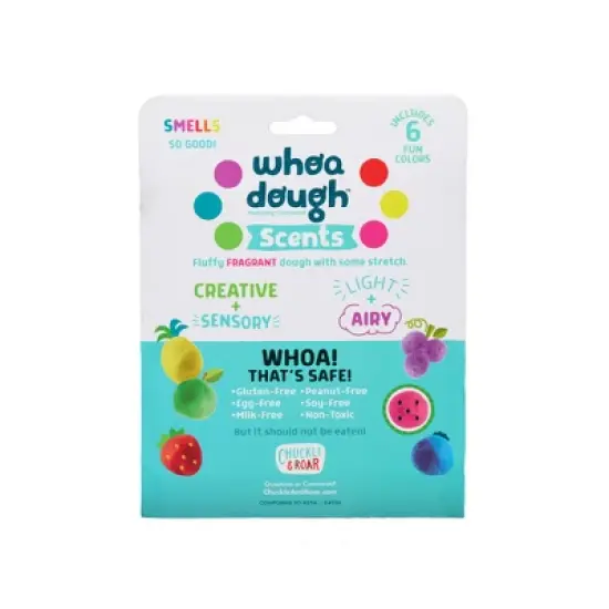 Chuckle & Roar Whoa Dough Scents - Air Dry Clay: Fine Motor Skills, 6 Pieces, 120g Modeling Dough image {5}