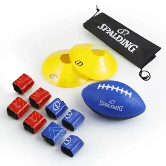 Spalding 15 Piece Flag Football Set - Complete Game Kit for All Ages image {6}