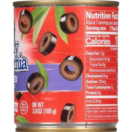 Early California Sliced Ripe Olives - 3.8oz image {7}