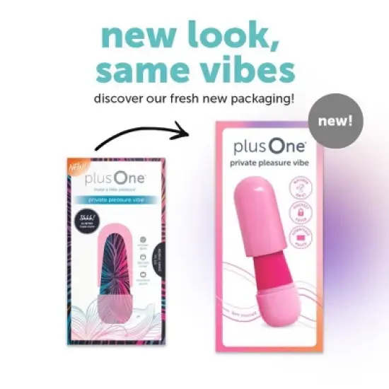 plusOne Private Pleasure Vibe - Pink image {10}