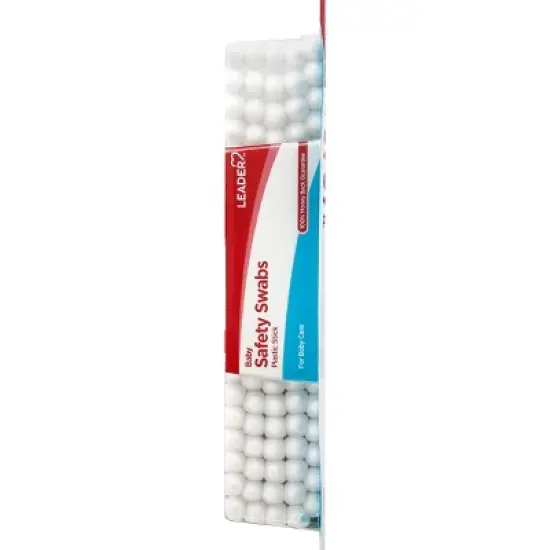 Leader Baby Plastic Stick Safety Swabs 100 ea image {5}