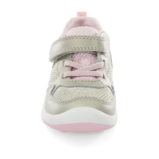 Stride Rite Kids Unisex Winslow Sneaker | 10 | Champagne/Light Pink image {4}