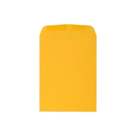 JAM Paper Specialty Envelope 9" x 12" Sunflower Yellow 50/Pack (212816063i) image {2}