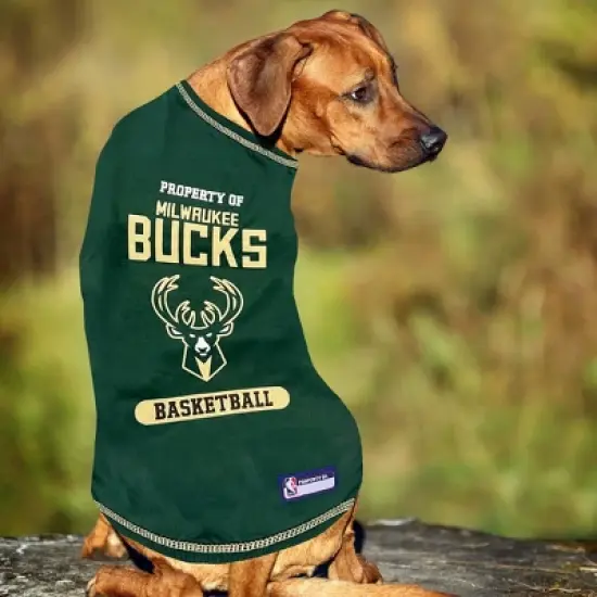 NBA Milwaukee Bucks Pets T-Shirt image {2}