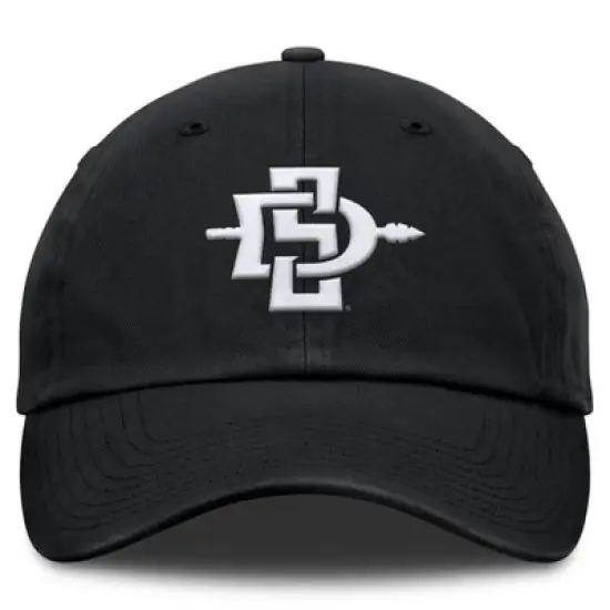 NCAA San Diego State Aztecs Unstructured Black Tonal Cotton Hat image {1}