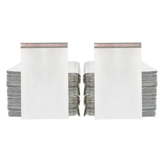 UOFFICE Pack of 100 Poly Bubble Mailer Bags 12.5" x 19" - #6 Envelopes with Self-Seal Closure image {3}