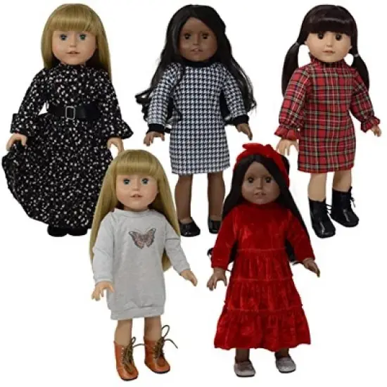 The New York Doll Collection Doll Dress Assortment image {11}