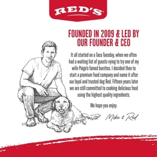 Red's Frozen Turkey Sausage Breakfast Burrito - 4oz/4ct image {14}