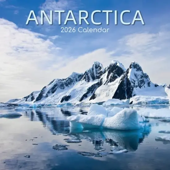 2026 Square Wall Calendar, Antarctica, 16-Month Natural World Theme, 180 Reminder Stickers (12x12 In) image {4}