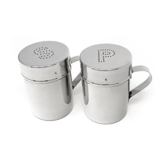 Norpro Stainless Steel Salt and Pepper Shaker Set with Covers image {4}