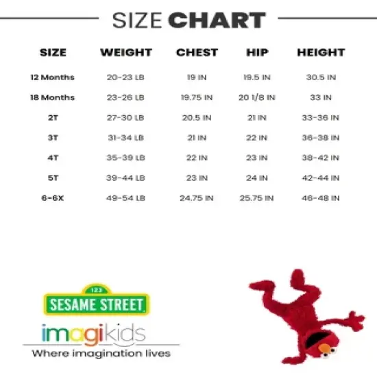 Sesame Street Elmo Cookie Monster Big Bird 3 Pack Graphic T-Shirts  image {6}