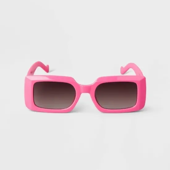 Women's Plastic Rectangle Sunglasses - A New Day&trade; image {3}