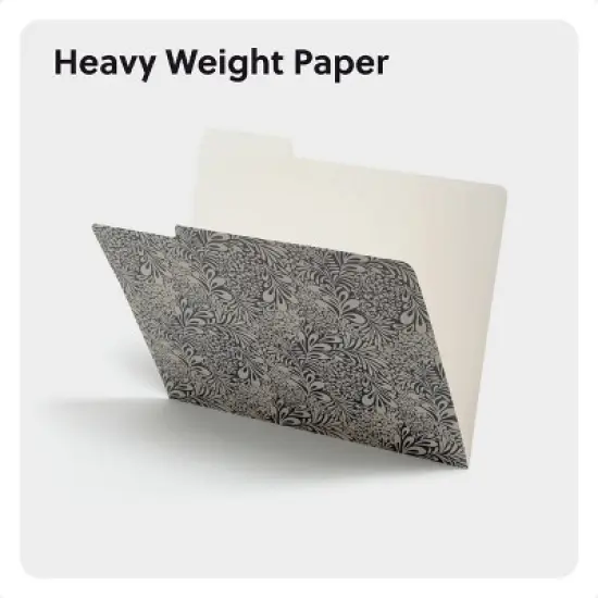 U Brands 12ct File Folders Ornate Florals image {5}