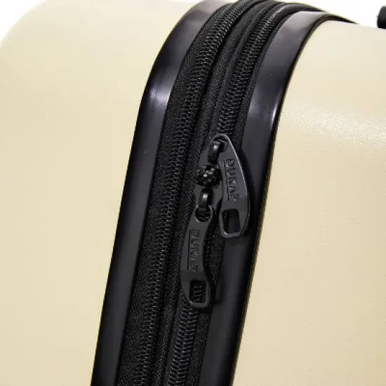 DUKAP Zahav Lightweight Hardside Large Checked Spinner Suitcase - Sand image {10}