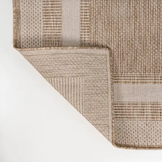 Dover Classic 3-Stripe Border Indoor/Outdoor Area Rug - JONATHAN Y image {5}
