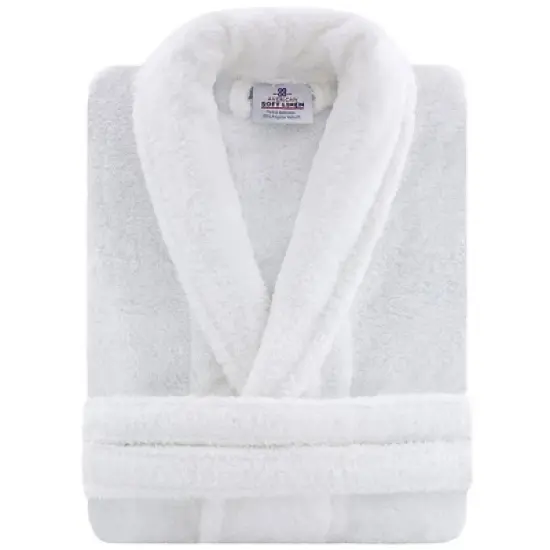 American Soft Linen Warm Fleece Bathrobe, Mens and Womens Adult Robes for your Bathroom, Shawl Collar Robes image {2}