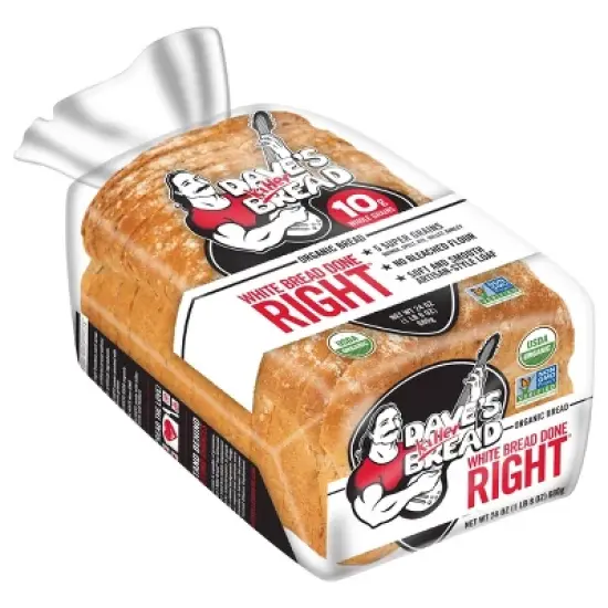 Dave's Killer Bread Organic White Bread Done Right - 24oz image {2}