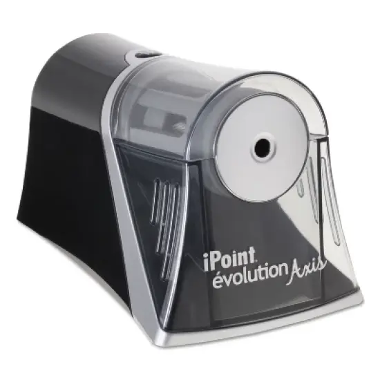 Westcott iPoint Evolution Axis Pencil Sharpener AC-Powered - Black/Silver image {6}