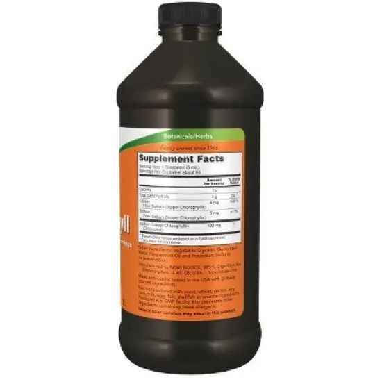 Liquid Chlorophyll & Mint by Now Foods  -  16 oz Liquid image {1}