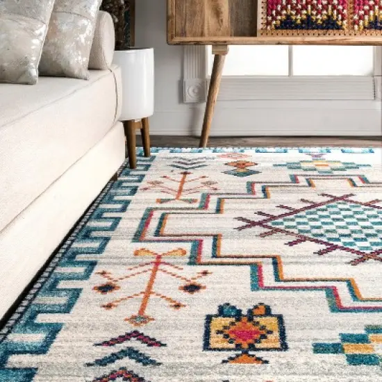 nuLOOM Richelle Global Medallion Area Rug image {3}