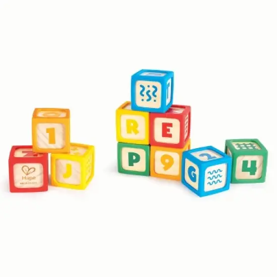 Hape My First Wooden Blocks Stacking Toy image {5}