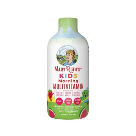 MaryRuth's Kids' Morning Vegan Multivitamin Liquid - 15.2oz image {12}