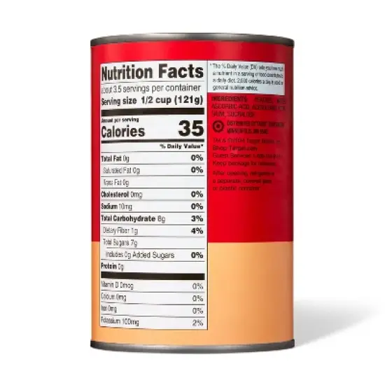 No Sugar Added Sliced Peaches 15oz - Market Pantry&trade; image {1}