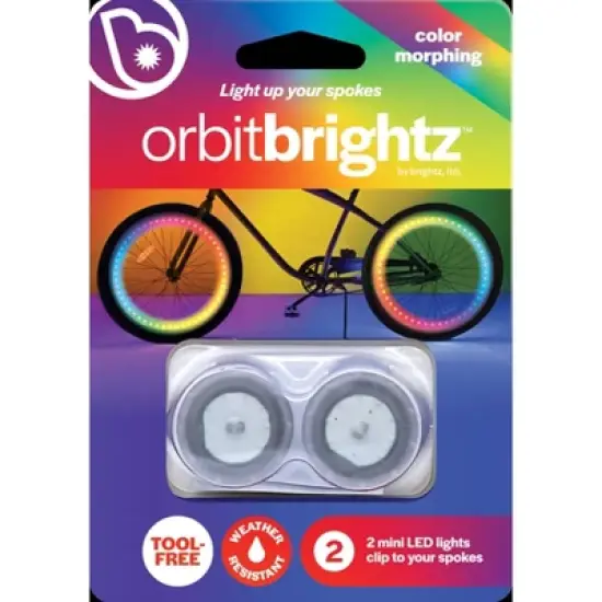 Brightz Orbit Color Morph LED Bicycle Spoke Clip image {7}