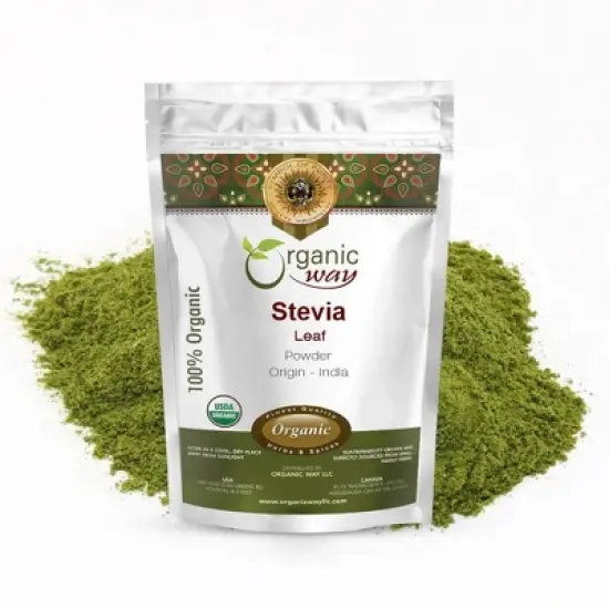 Organic Stevia Leaf Powder 8 Oz image {4}