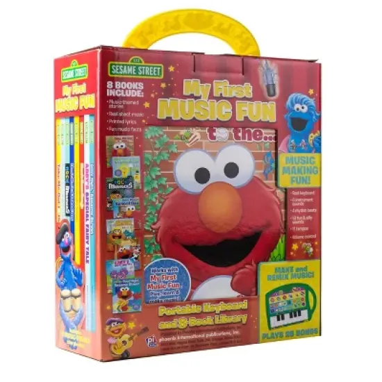 Pi Kids Sesame Street My First Music Fun Keyboard Composer & 8-Book Library Boxed Set image {5}