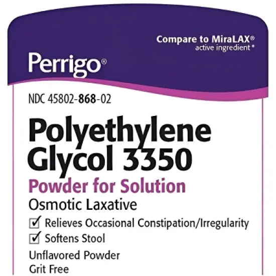 Perrigo - Polyethylene Glycol 3350, 17.9 Oz image {4}