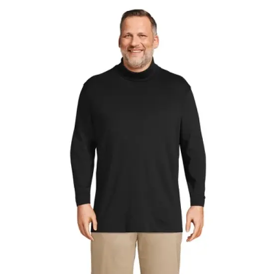 Lands' End Men's Super Soft Supima Turtleneck image {4}