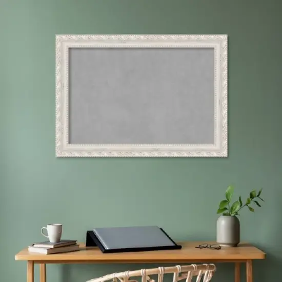 42"x30" Opera Framed Magnetic Board Off-White - Amanti Art: Wall Mount, Metal, Home & Office Use image {7}