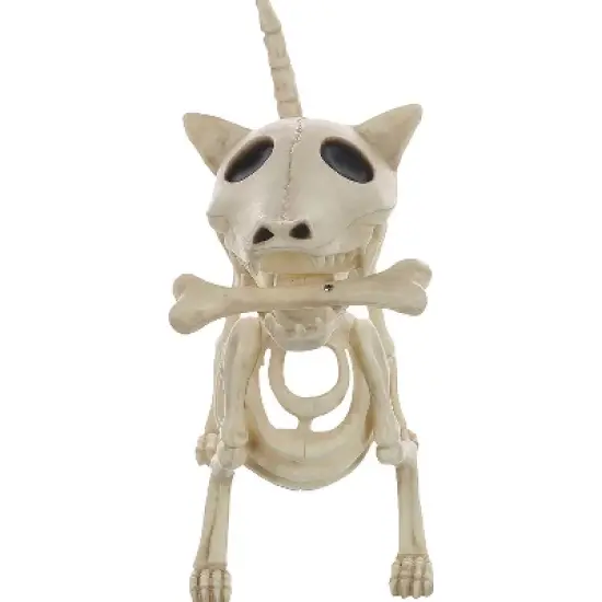 Seasons USA Digger The Skeleton Dog Halloween Decoration - 11 in - Off-White image {3}