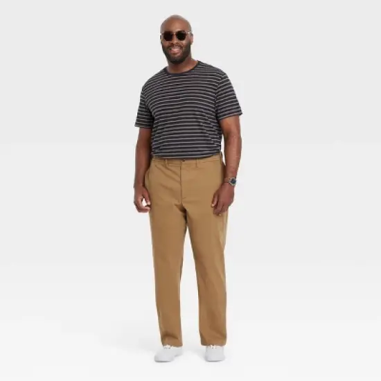 Men's Big & Tall Athletic Fit Chino Pants - Goodfellow & Co image {2}