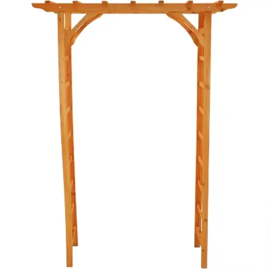 Sunnydaze Durable Wooden Arbor For Gardening, Walkways, and Wedding Decor with Weatherproof Finish - 78" image {7}