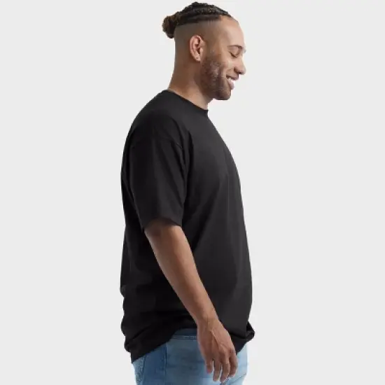 Hanes Beefy-T Men's Heavyweight Cotton T-Shirt, Value 2-Pack (Big & Tall Sizes) image {3}