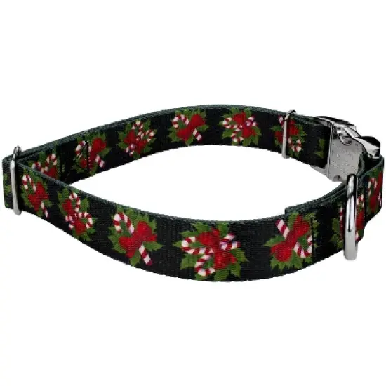 Country Brook Petz Premium Black Candy Cane Dog Collar image {2}
