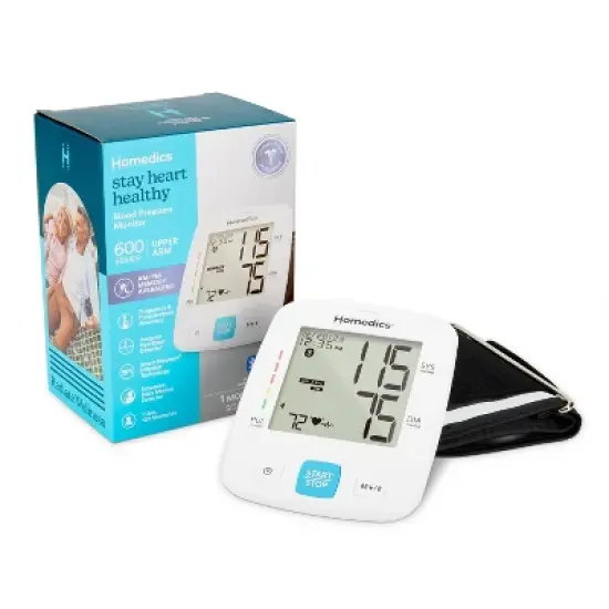 HoMedics 600 Series Upper Arm Blood Pressure Monitor with Cuff + Pregnancy Accuracy image {3}