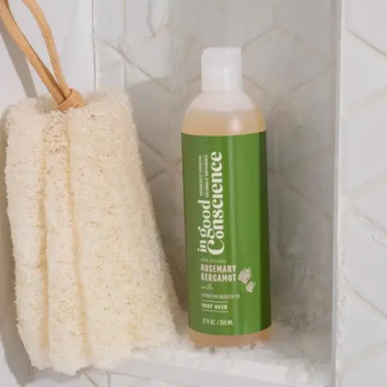 In Good Conscience Rosemary Bergamot Body Wash -12 fl oz. image {2}