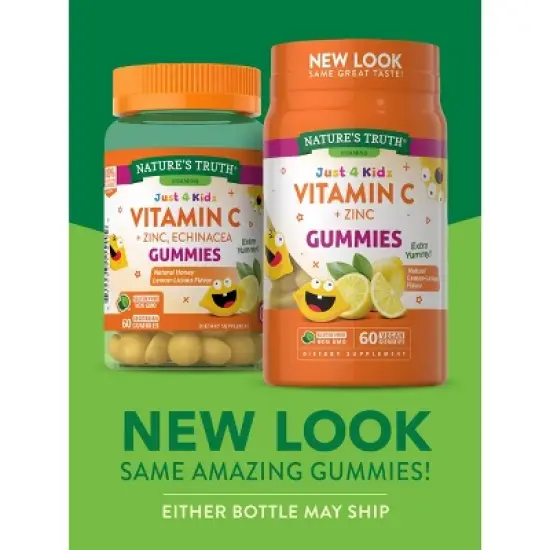 Nature's Truth Vitamin C Gummies for Kids | With Zinc | 60 Count image {2}