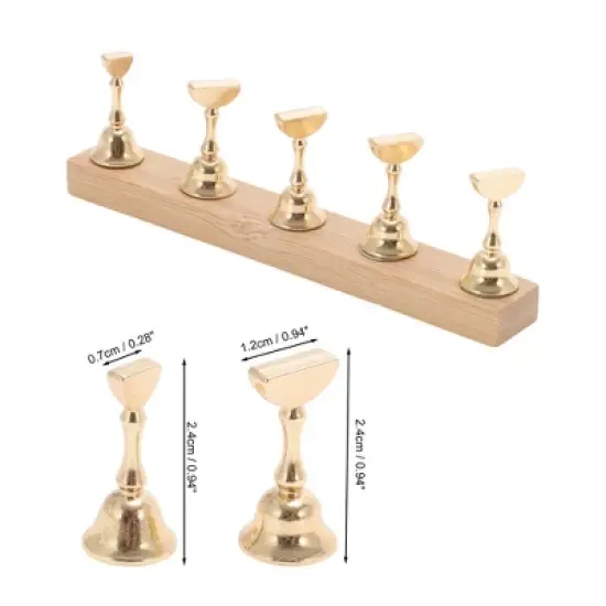 Unique Bargains Rectangular Nail Display Stand 1 Set image {3}