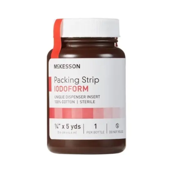 McKesson Packing Strip with Iodoform, Sterile Cotton image {3}