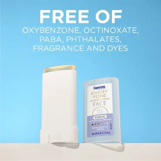 Coppertone Every Tone Sunscreen Face Stick - SPF 55+ - 0.49 fl oz image {6}