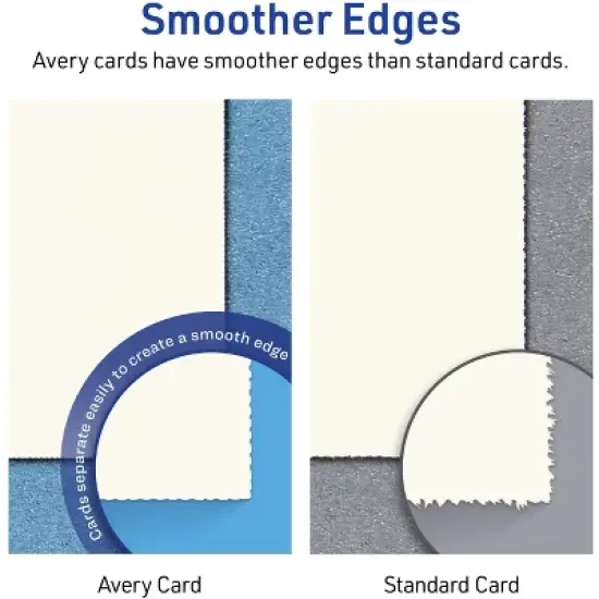 Avery Printable Cards with Rounded Corners, 3" x 5", Matte Ivory, 30ct image {6}