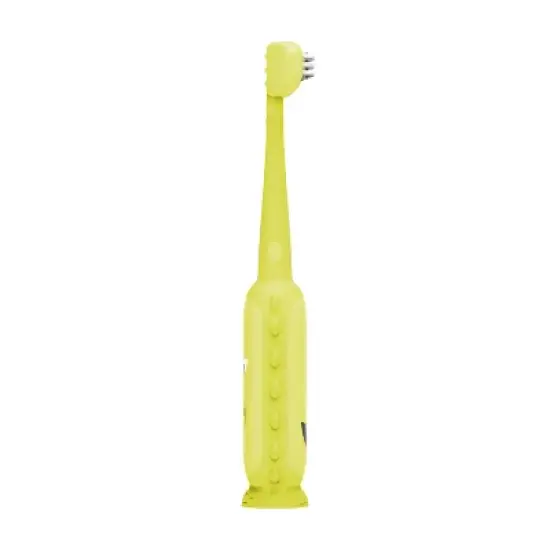 Dr. Brown's Tooth Scrubber Triple Sided Training Toddler Toothbrush - Green image {1}