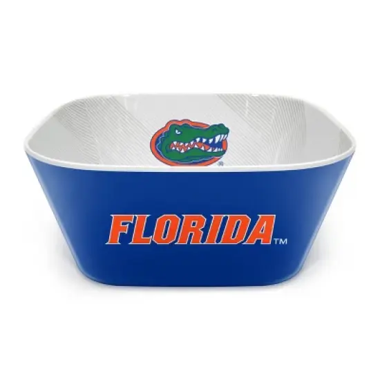 NCAA Florida Gators Serving Bowl: Melamine Rounded Square, 15 Volume Capacity image {1}