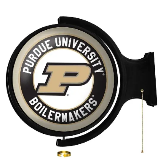 University Original Round Rotating Lighted Wall Sign image {70}