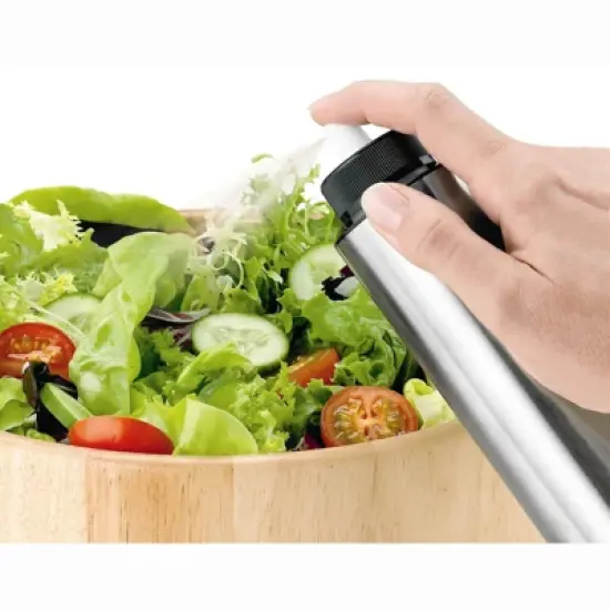 Cuisipro 8 ounce Pump Spray Dispenser, Stainless Steel image {1}